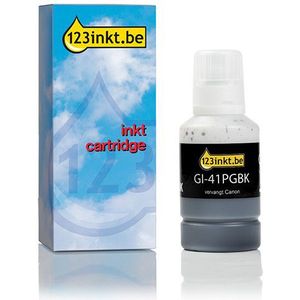 Inktpatroon Canon GI-41PGBK inktfles zwart (123inkt huismerk)