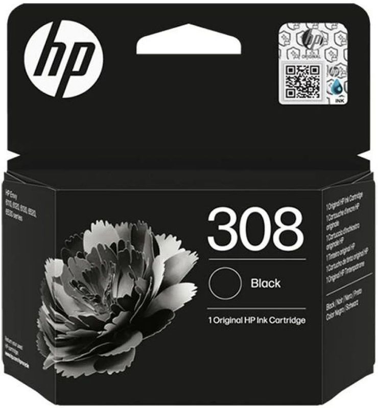 HP 308 zwart (7FP21UE) - Inktcartridge - Origineel