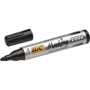 BIC Permanente marker 2000 rond 1.7mm 1 stuk zwart (635681) - Schrijfwaren - Origineel