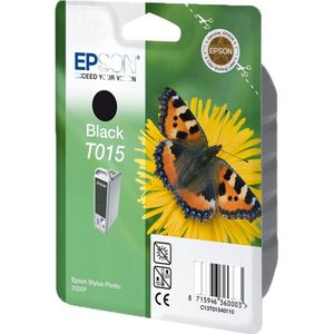 Epson T015 (Zonder verpakking) zwart (C13T01540110) - Inktcartridge - Origineel