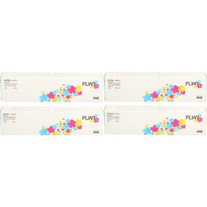 FLWR HP 973X Multipack zwart en kleur (FLWR-973X-4P) - Inktcartridge - Huismerk (remanufactured)