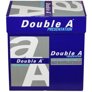 Double A Presentation A4 Papier 5 pakken (100 grams) wit (DAP100B) - A4 Papier - Origineel