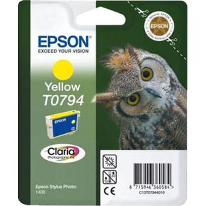 Epson T0794 geel (C13T07944010) - Inktcartridge - Origineel Hoge Capaciteit