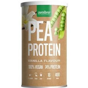 Purasana Protein pea 74% vanille vegan 400g