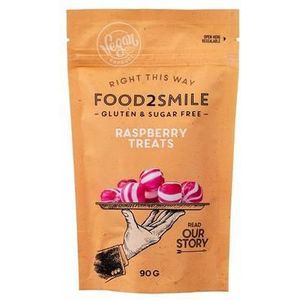 Food2Smile Raspberry treats suikervrij glutenvrij lactosevrij 90g