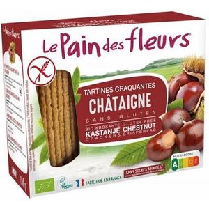 Pain Des Fleurs Tamme kastanje crackers bio 150g