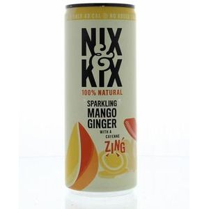 Nix & Kix Mango ginger blikje 250ml