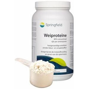 Springfield Wei proteine 80% concentraat 500g