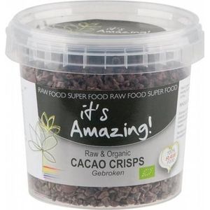 It'S Amazing Raw & organic cacao crisps gebroken 150g