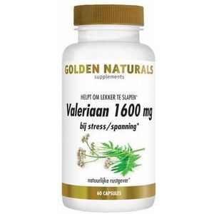 Golden Naturals Valeriaan 1600mg 60ca