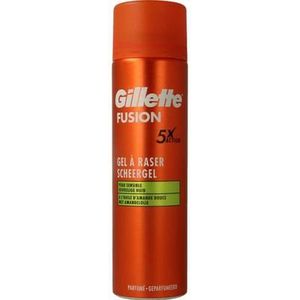 Gillette Fusion shaving gel sensitive 200ml