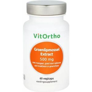 Vitortho Groenlipmossel extract 500 mg 60vc