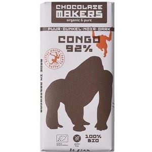 Chocolatemakers Gorilla extra puur 92% bio 80g