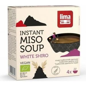 Lima Instant miso soup white shiro 4 x 16.5 gram bio 4st