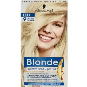 Schwarzkopf Blonde haarverf intensive bond super plus L1++ 1set