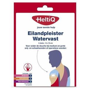 Heltiq Eilandpleister watervast 9 x 10cm 4st