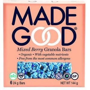 Made Good Granola bar mixed berries 24 gram bio 6x24g