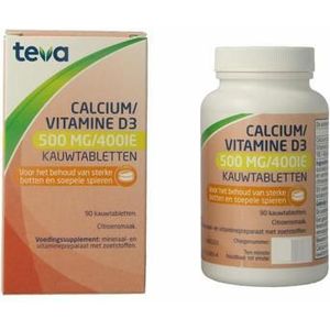 Teva Calcium/Vitamine D 500mg/400IE 90kt