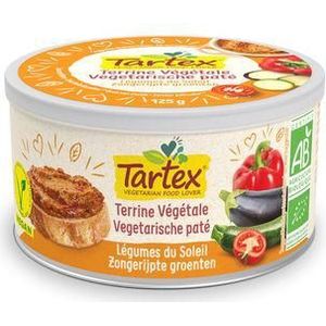Tartex Pate zongerijpte groente bio 125g