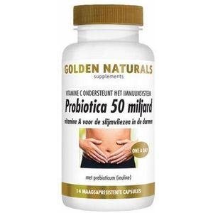 Golden Naturals Probiotica 50 miljard 14vc