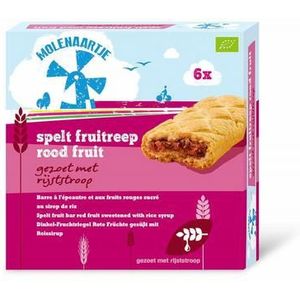 Molenaartje Spelt fruitreep rood fruit bio 180g