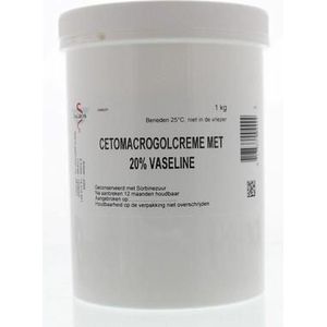 Fagron Cetomacrogol creme 20% vaseline 1000g