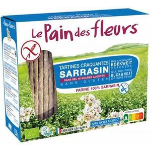 Pain Des Fleurs Boekweit crackers zonder zout en suiker bio 150g