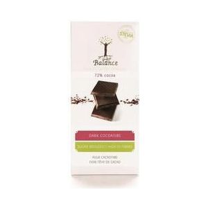 Balance Choco stevia tablet puur cacao 85g