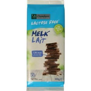 Damhert Chocoladetablet melk glutenvrij en lactosevrij 100g