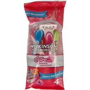 Wilkinson Wegwerpscheerapparaat extra III beauty essentials 4 stuks