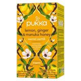 Pukka Lemon ginger manuka honey bio 20st