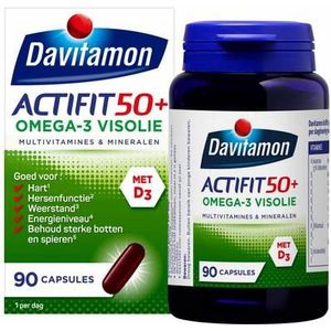 Davitamon Actifit 50+ omega 3 90ca