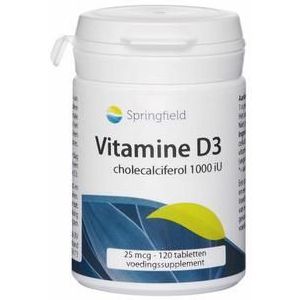 Springfield Vitamine D3 1000IU 120tb