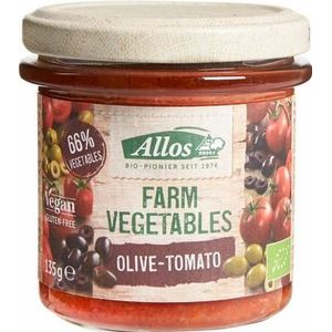 Allos Farm vegetables tomaat & olijf bio 135g