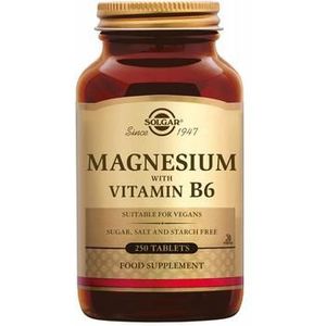 Solgar Magnesium with Vitamin B-6 250tab