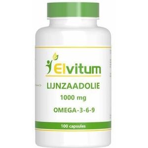 Elvitaal/elvitum Lijnzaadolie omega 369 100ca