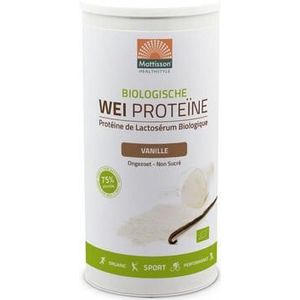 Mattisson Wei whey proteine vanille 80% bio 450g