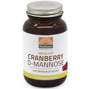 Mattisson Cranberry D-mannose met berendruif extract 90tb