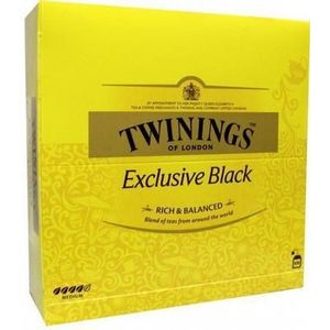 Twinings Exclusive black tea envelop 100st