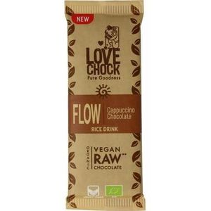 Lovechock Flow cappucino chocolate mini bio 35g