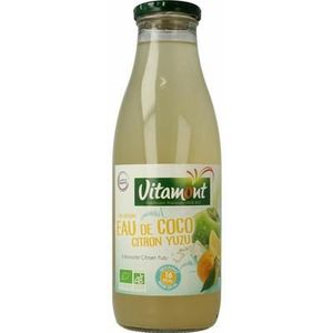 Vitamont Kokoswater lemon yuzu bio 750ml