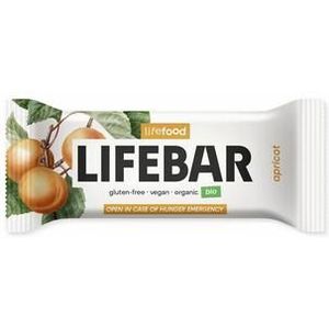 Lifefood Lifebar abrikoos bio raw 40g