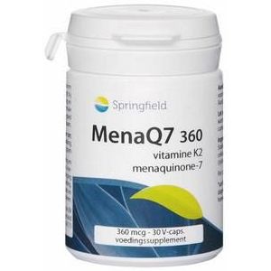 Springfield MenaQ7-360 vitamine K2 360 mcg 30vc
