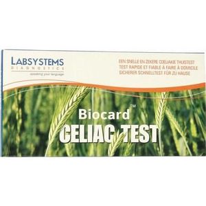 Biocard Coeliakie - gluten overgevoeligheid test 1st