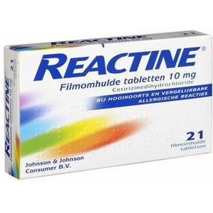 Reactine Anti histamine 10mg 21tb