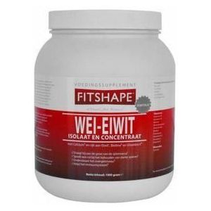 Fitshape Wei eiwit aardbei 1000g