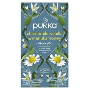 Pukka Org. Teas Chamomile vanille/manuka honing bio 20st