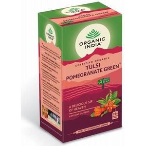 Organic India Tulsi pomegranate green thee bio 25st