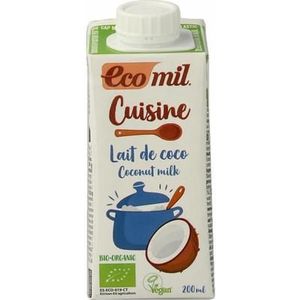 Ecomil Kokosmelk cuisine bio 200ml