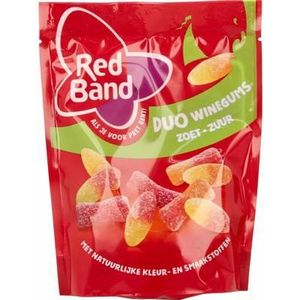 Red Band Winegums duo zoet zuur 205g